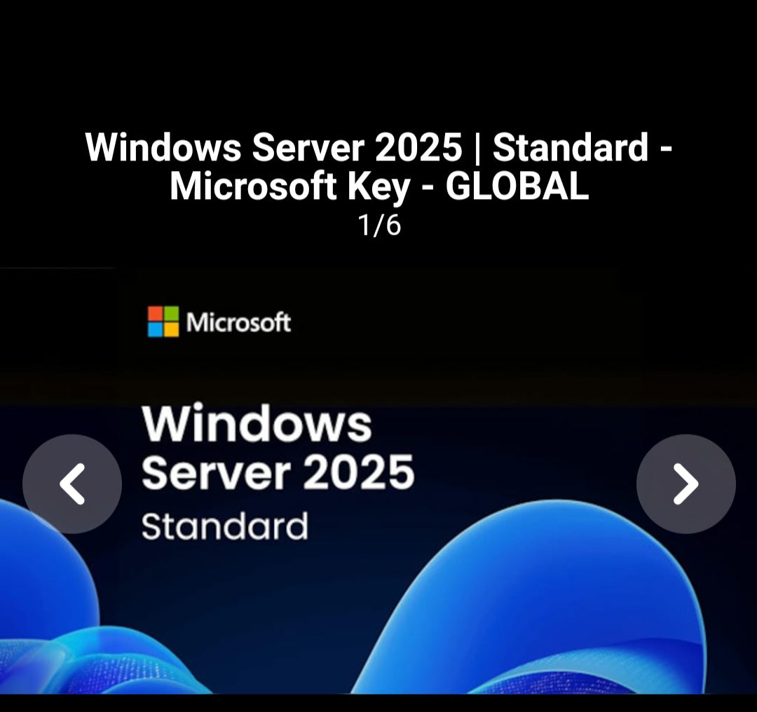 Microsoft Windows Server 2025 Standard