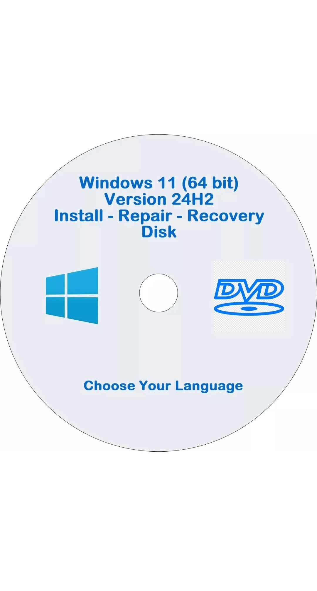 Microsoft Windows 11 professional disc
