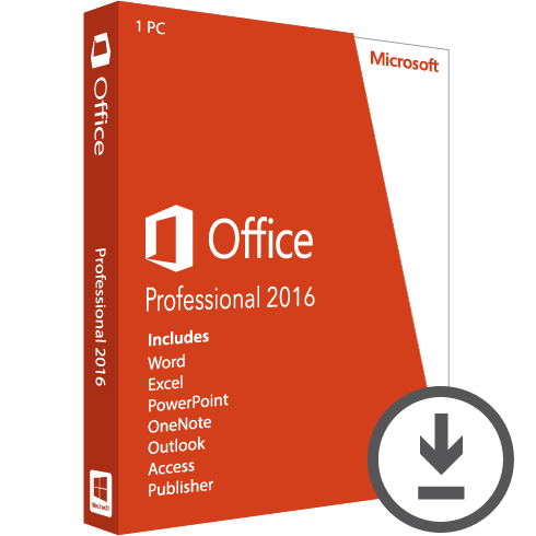 Microsoft Office 2016 Professional Plus 2016  - License Key