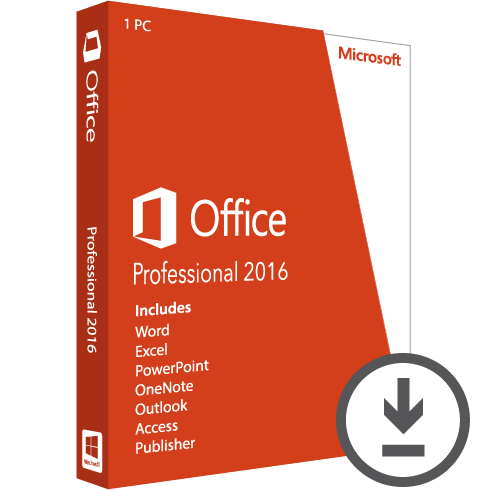 Microsoft Office 2016 Professional Plus 2016 - License Key