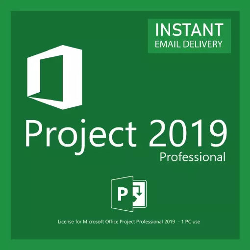 Microsoft Project Professional 2019 Windows license