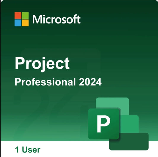 Microsoft Project Professional 2024 Windows license