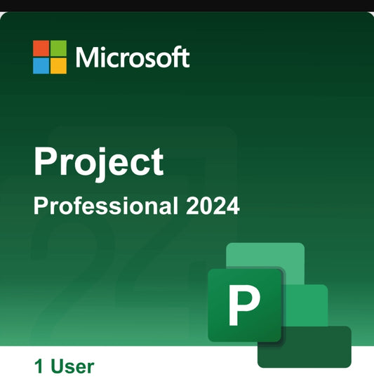 Microsoft Project Professional 2024 Windows license