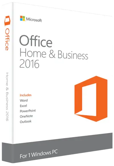 Microsoft Office 2016 Home & Business For windows Lifetime License